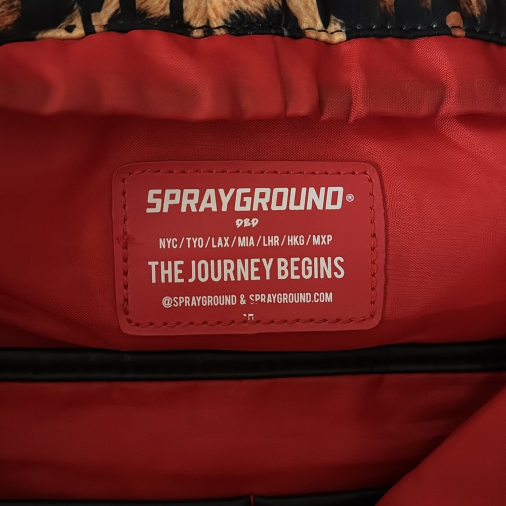 Sprayground Leopard Backpack - Picture 3 of 4
